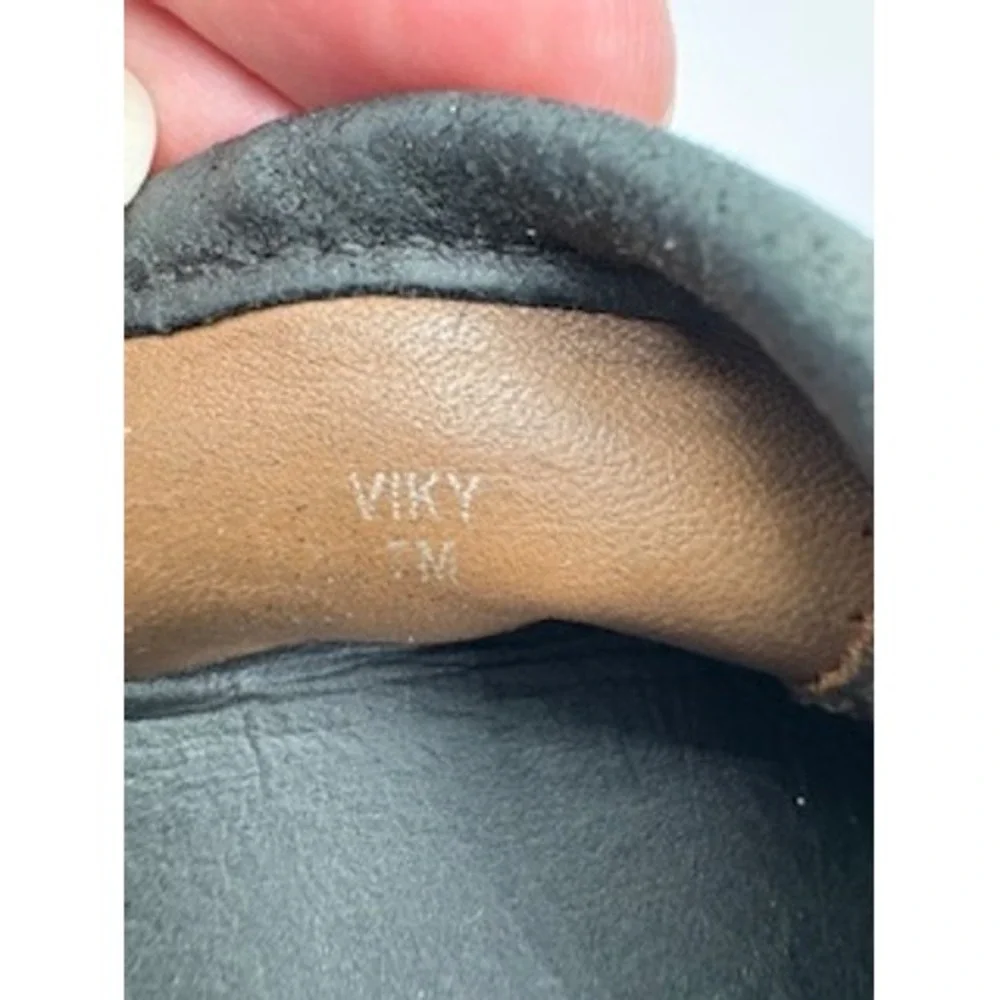 DONALD PLINER Viky Loafers 7M Black Suede Horsebit Driving Shoes Classic Luxury